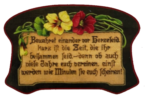 Nostalgie Holzschild Bewahret Einander Vor Herzeleid Kurz Ist Die Zeit Schild