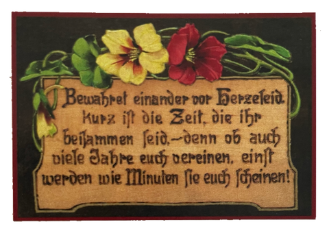 Nostalgie Holzschild Bewahret Einander Vor Herzeleid Kurz Ist Die Zeit Schild