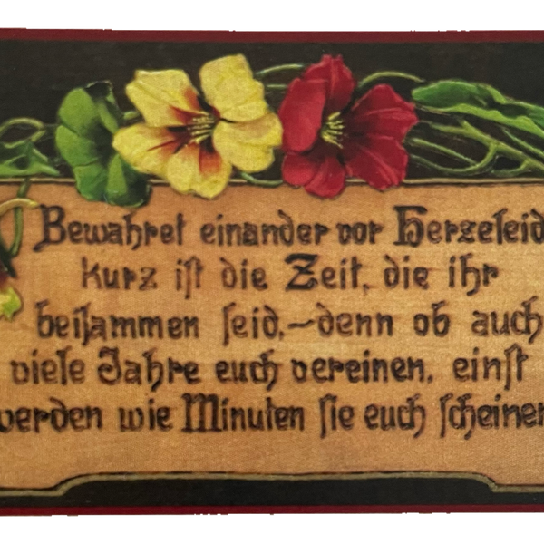 Nostalgie Holzschild Bewahret Einander Vor Herzeleid Kurz Ist Die Zeit Schild