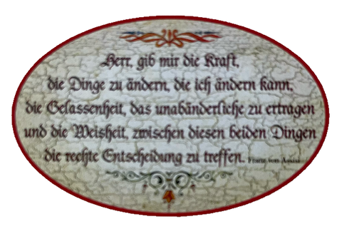 Nostalgie Holzschild Herr Gib Mir Die Kraft Dinge Zu Ändern Weisheit Schild