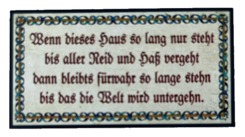 Nostalgie Holzschild Wenn Dieses Haus So Lang Nur Steht Welt Untergehen Schild