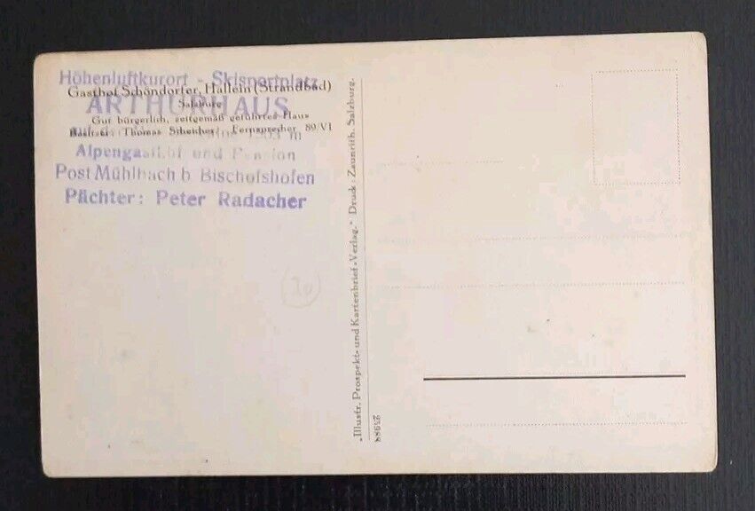 Salzburg Hallein Mit Hohen Göll 600327A gr K