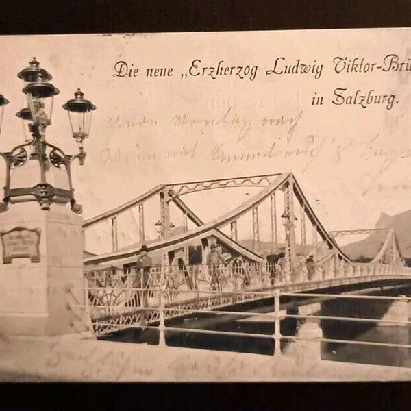 Salzburg Erzherzog Ludwig Viktor Brücke 600368A gr K