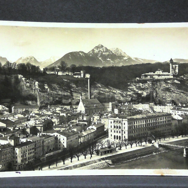 Salzburg Blick gegen Mönchsberg mit Elektrischem Aufzug & Hochstauffen JW165820