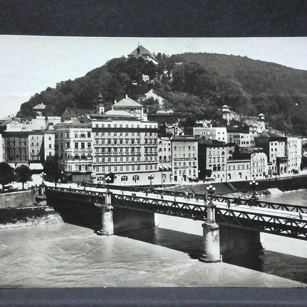 Salzburg Staatsbrücke mit Hotel Stein Salzach JW74135