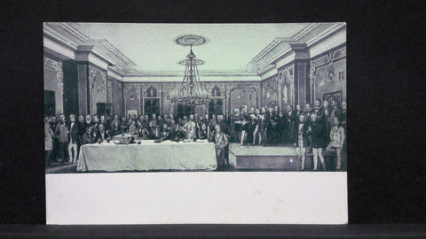 Vereinsheim der Salzburger Liedertafel Gruppenbild Zeichnung JW17131