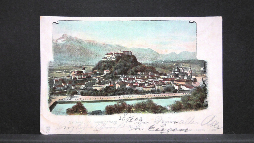 Salzburg und Kapuzinerberg Salzach JW165880