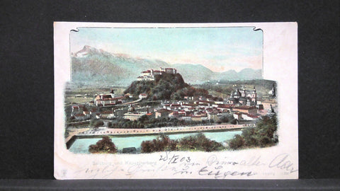 Salzburg und Kapuzinerberg Salzach JW165880