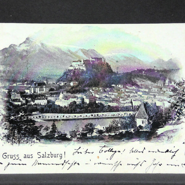 Salzburg Salzach Hohensalzburg Untersberg JW67610