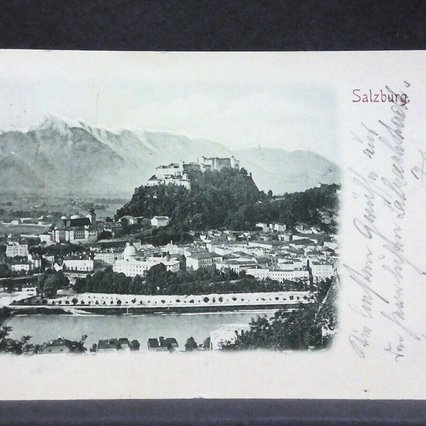 Salzburg Festung Hohensalzburg Salzach JW165854