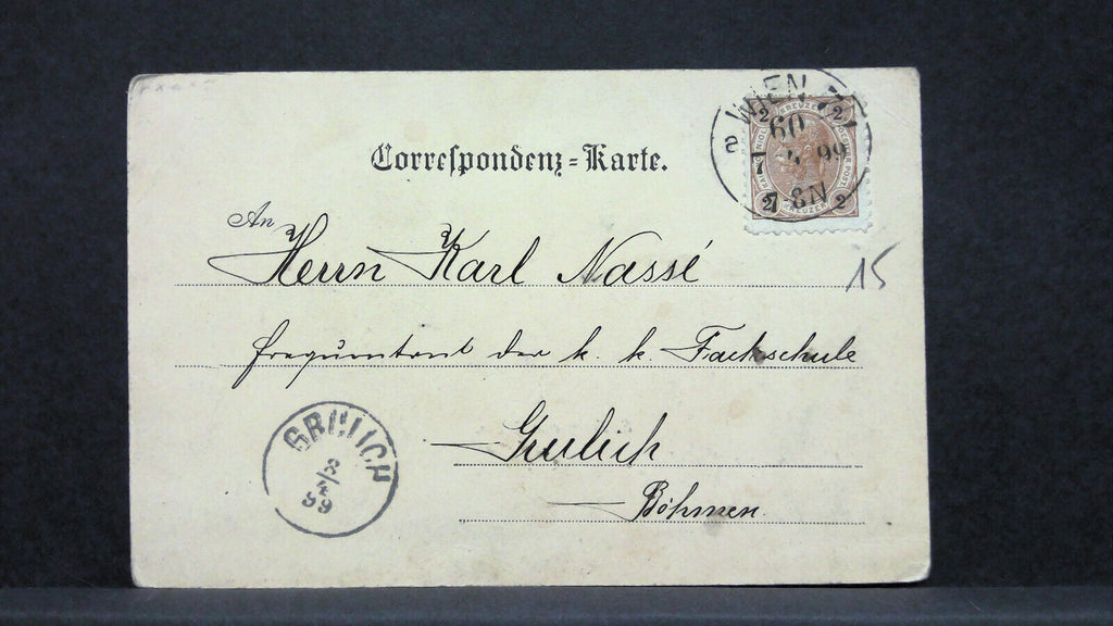 Salzburg vom Mülln Gruss aus Salzburg Salzach JW2143