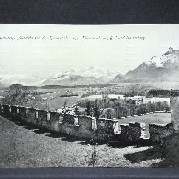 Salzburg Aussicht von Richterhöhe gegen Tännengebirge Göll Untersberg JW165703
