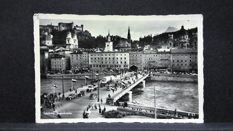 Salzburg Staatsbrücke Festung Hohensalzburg JW165708