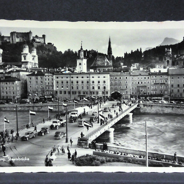 Salzburg Staatsbrücke Festung Hohensalzburg JW165708