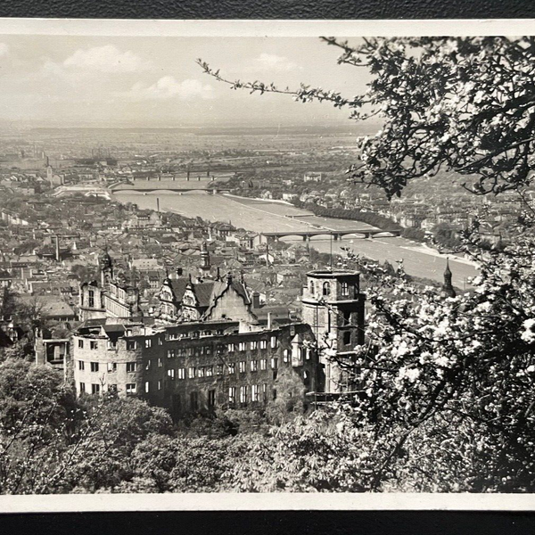 Ansichtskarte Frühling Heidelberg Stadtblick Gedicht Baden-Württemberg Deutschland 600147A D