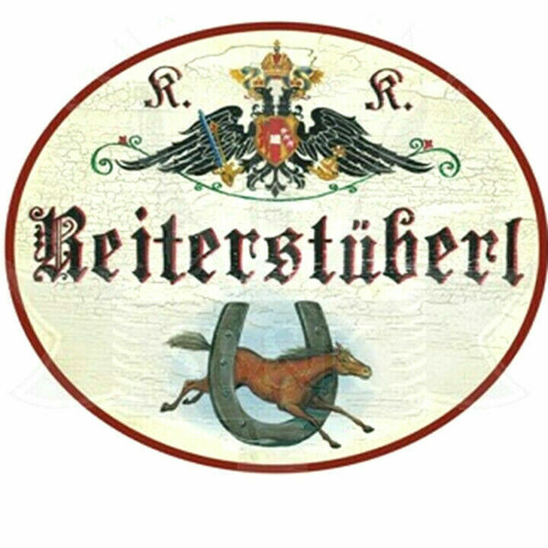 KuK Nostalgie Holzschild "Reiterstüberl"