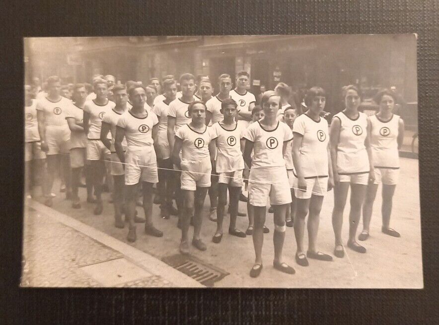 Ansichtskarte Aufmarsch Zum Anschwimmen Schwimmen Schwimmer Des Poseidon Ga