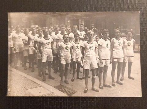 Ansichtskarte Aufmarsch Zum Anschwimmen Schwimmen Schwimmer Des Poseidon Ga