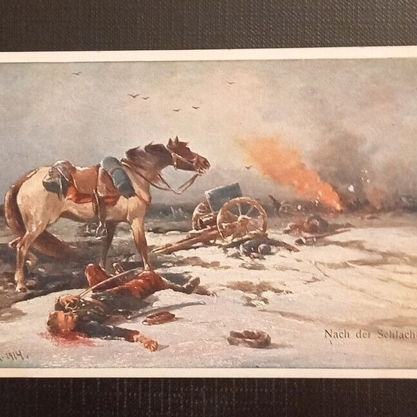 Nach Der Schlacht Todter Mit Pferd Ga