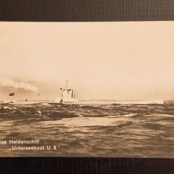 AK Das Heldenschiff Unterseeboot U.9. Ga