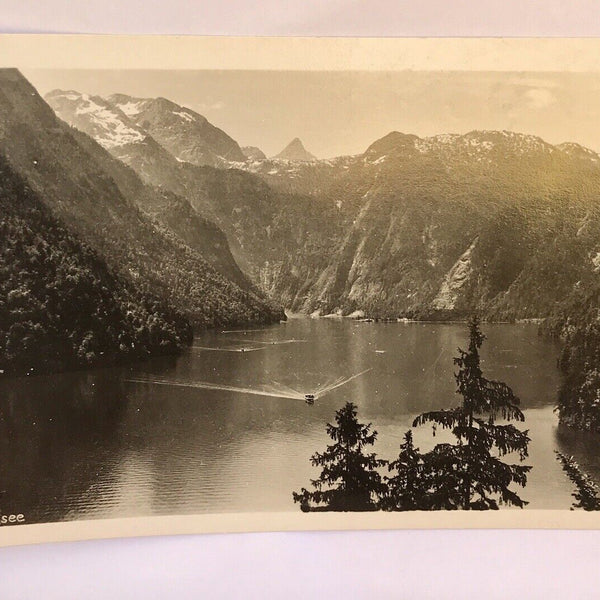 Ak, Bayern, Königssee, Malerwinkel, Schönfeldspitze (40054 BW)