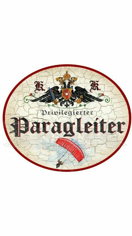 KuK Nostalgie Holzschild "Paragleiter"