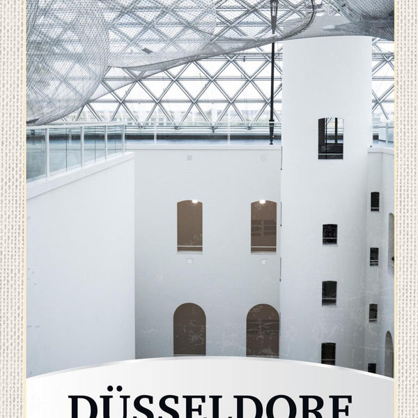 Schild Düsseldorf Germany Kunstsammlung Deutschland 12x18 20x30 30x40 Blech/Holz