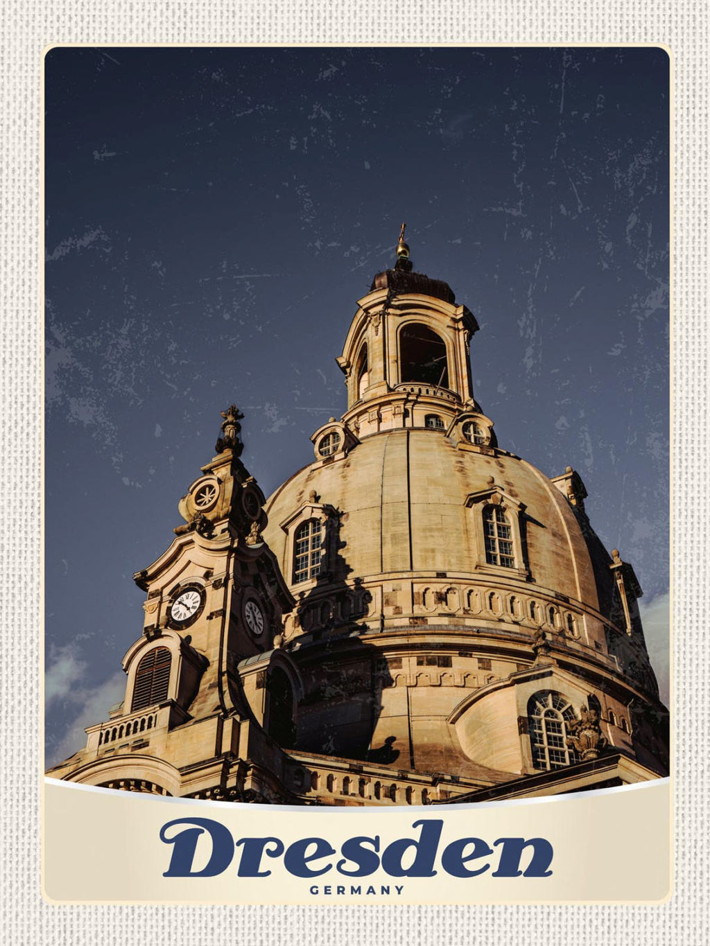Schild Dresden Germany Frauenkirche Deutschland 12x18 20x30 30x40 Blech/Holz