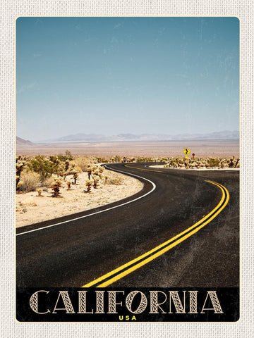 Schild California Kalifornien USA Highway Straße 12x18 20x30 30x40 Blech/Holz