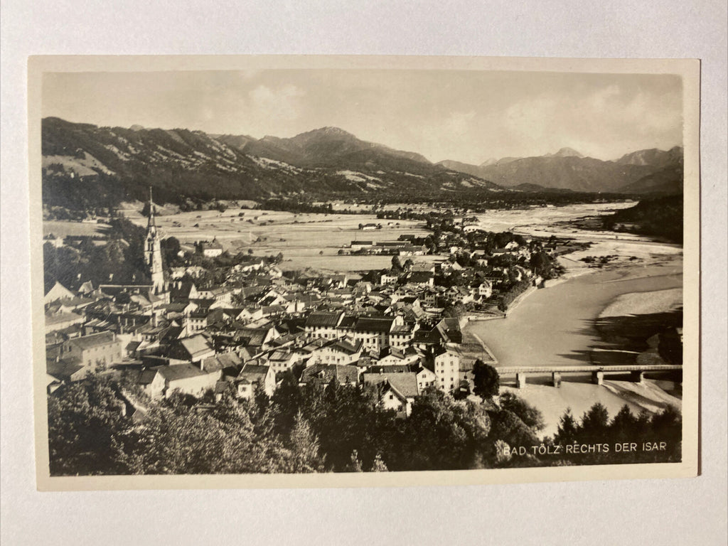Bad Tölz rechts der Isar, Kirche, Brücke 400569 AH