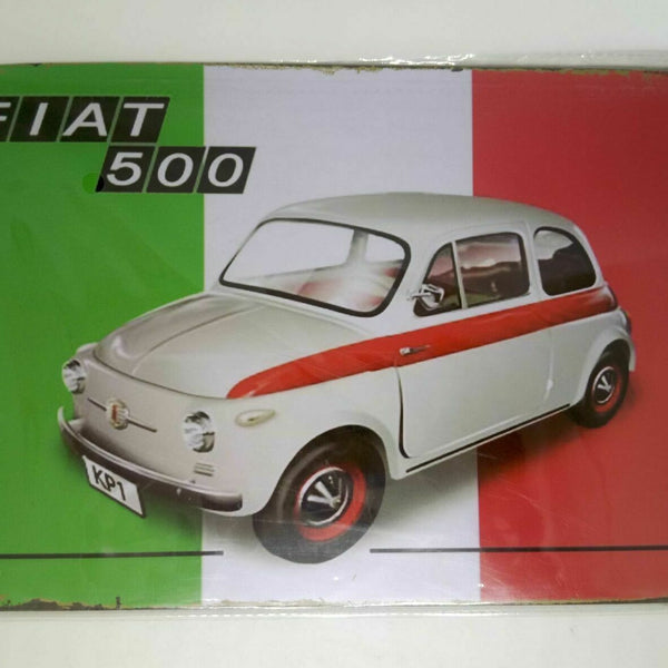 Nostalgie Retro Blechschild FIAT 500 30x20 50160
