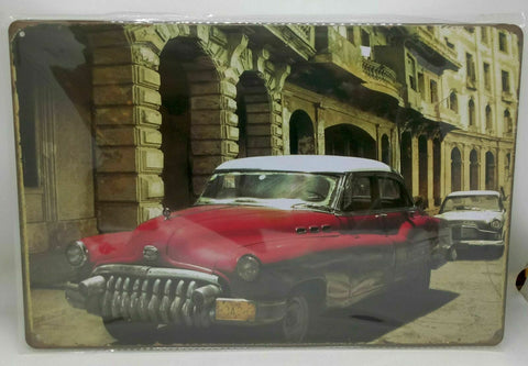 Nostalgie Retro Blechschild VW Coupet rot 30x20 50145