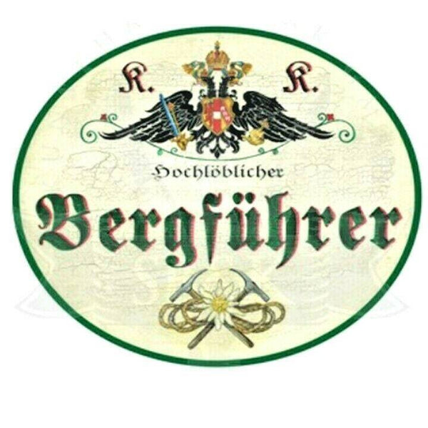 Kuk nostalgie holzschild "bergführer"