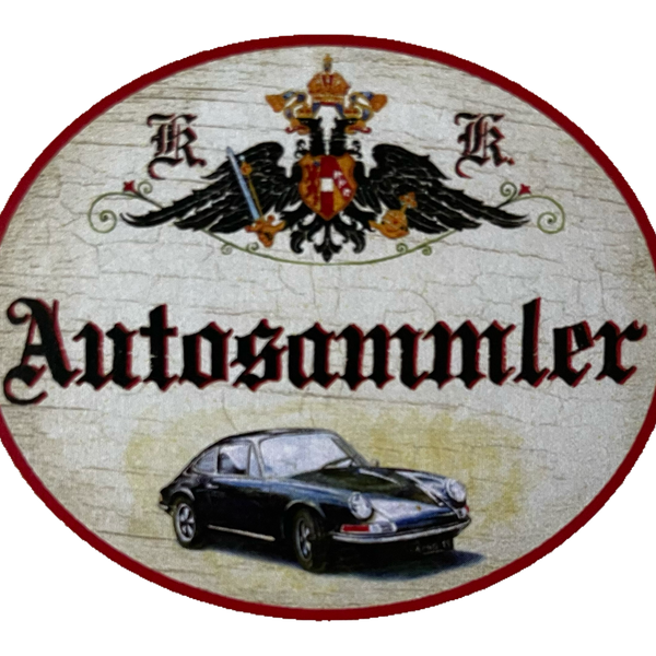 KuK Nostalgie Holzschild Autosammler Autos Oldtimer Auto Fan Klassiker Schild
