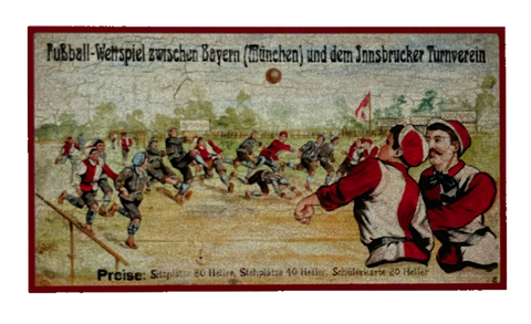 Nostalgie Holzschild Fußball Wett Spiel Bayern München Innsbruck Match Schild
