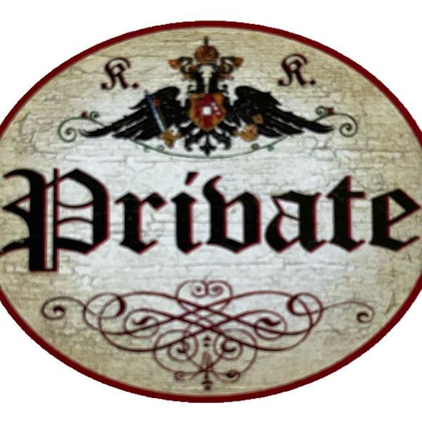 KuK Nostalgie Holzschild Private Privat Kein Eintritt Nicht Öffentlich Schild