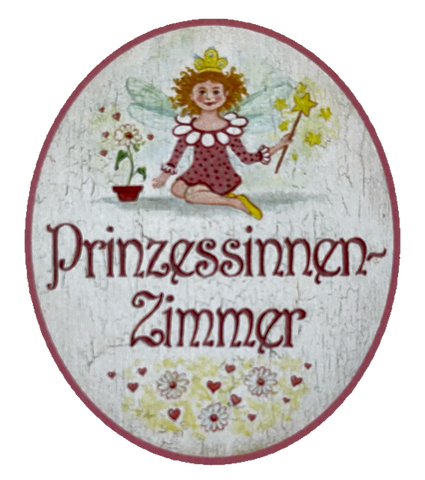 Nostalgie Holzschild Prinzessinnenzimmer Kinderzimmer Mädchen Wohnung Schild