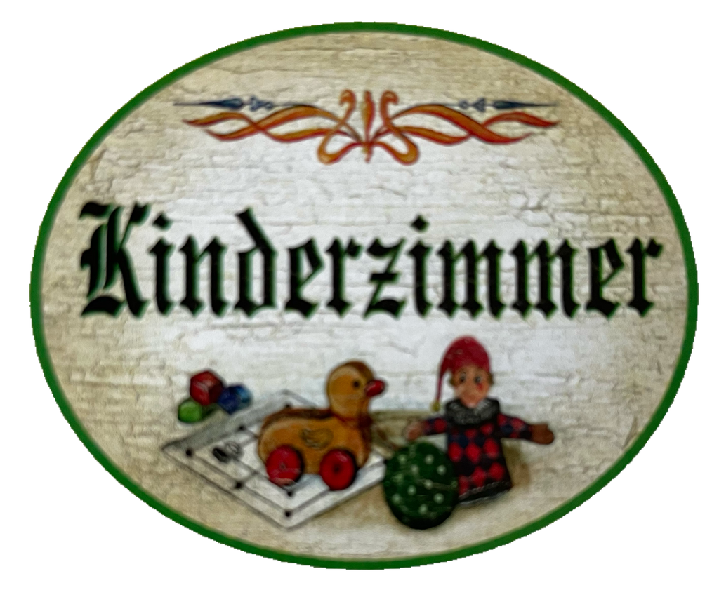 Nostalgie Holzschild Kinderzimmer Kind Spielen Spielzeug Wohnung KuK Schild