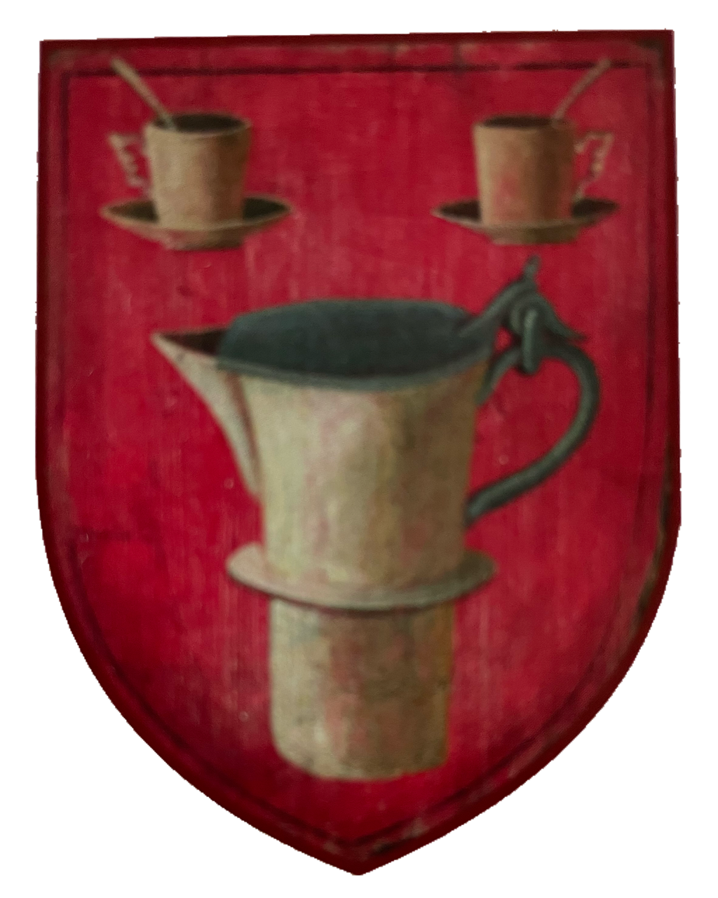 Nostalgie Holzschild Kaffeeschänker Beruf Wappen Kaffee Café Österreich Schild
