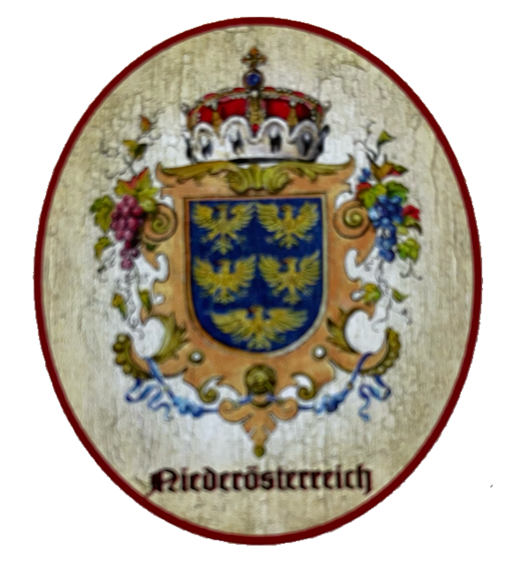 Nostalgie Holzschild Niederösterreich Wappen Bundesland Österreich Schild