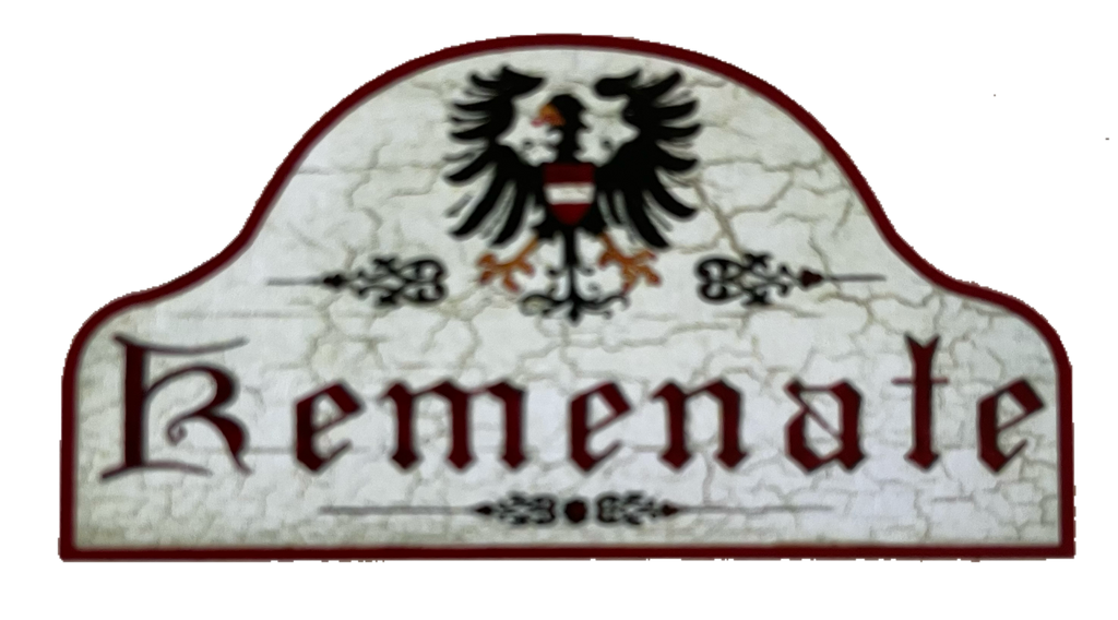 Nostalgie Holzschild Kemenate Kaminzimmer Kamin Wohngemach KuK Schild