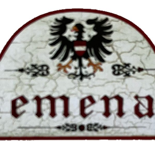 Nostalgie Holzschild Kemenate Kaminzimmer Kamin Wohngemach KuK Schild