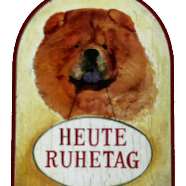 Nostalgie Holzschild Heute Ruhetag Hund Frei Zu Geschlossen Ausruhen Schild