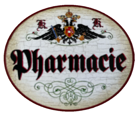 KuK Nostalgie Holzschild Pharmacie Pharmazie Apotheke Apotheker/in Schild