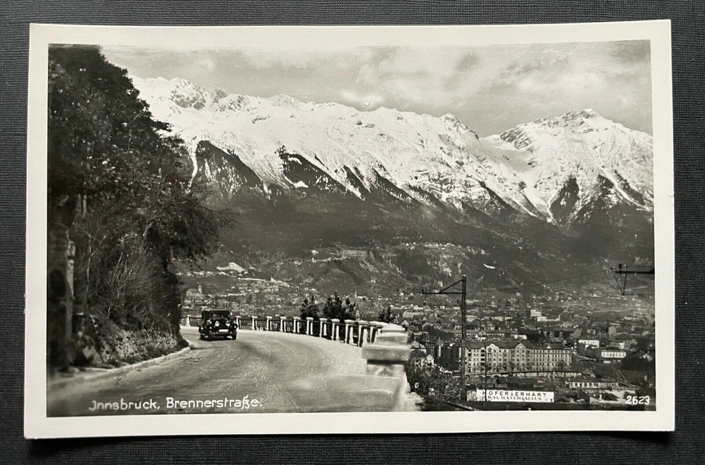 Innsbruck Brennerstrasse Stadt Gebirge Auto Oldtimer Tirol Österreich 400266 TH