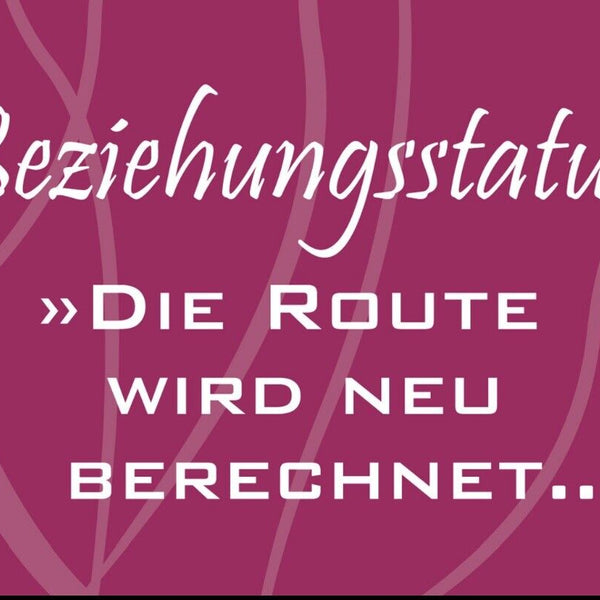 Schild Beziehungsstatus wird bei berrechnet 12x18 / 20x30 / 30x40 Blech od. Holz