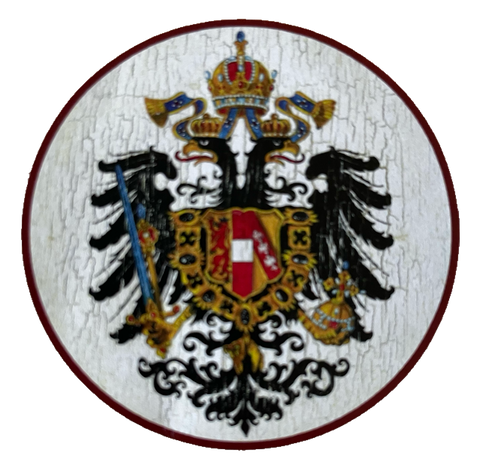 Nostalgie Holzschild Österreich Doppeladler Wappen Schild