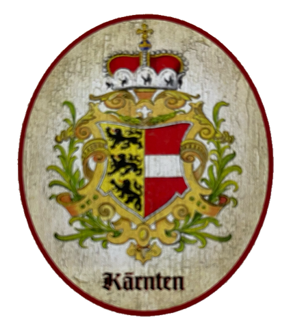 Nostalgie Holzschild Kärnten Wappen Bundesland Österreich Schild