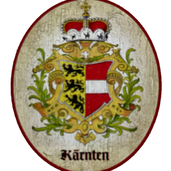 Nostalgie Holzschild Kärnten Wappen Bundesland Österreich Schild