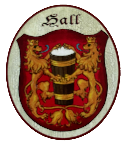 Nostalgie Holzschild Hall Tirol Wappen Österreich Schild